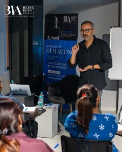 TOP PERFORMING ARTS INSTITUTE KOLKATA WITH ATANU GHOSH CONDUCTING ACTING WORKSHOP